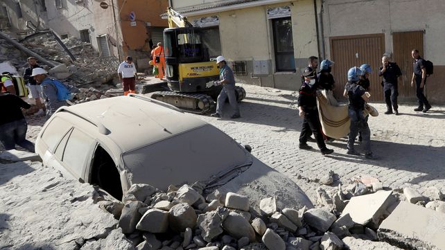 Las estremecedoras imágenes del sismo que sacudió a Italia