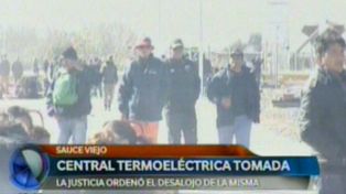 Los ex trabajadores desalojaron la Termoeléctrica de Sauce Viejo