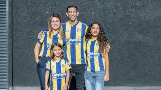 Ángel Di María disfruta en familia su regreso a Central.&nbsp; 