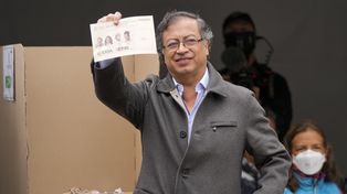 El candidato de la izquierda les el primero de este sector en llegar a al presidencia de Colombia.