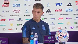 Lisandro Martínez, ex jugador de Newells y actual de Manchester United, dijo que hay que confiar en lo que venimos haciendo.