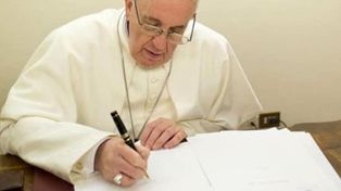 El Papa Francisco les envió una misiva a alumnos de Candioti
