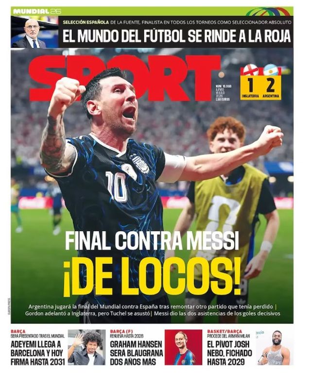 Triunfo de Argentina: las portadas de los principales diarios del mundo