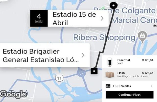 Uber ya funciona en la ciudad de Santa Fe y ofrece traslado de personas