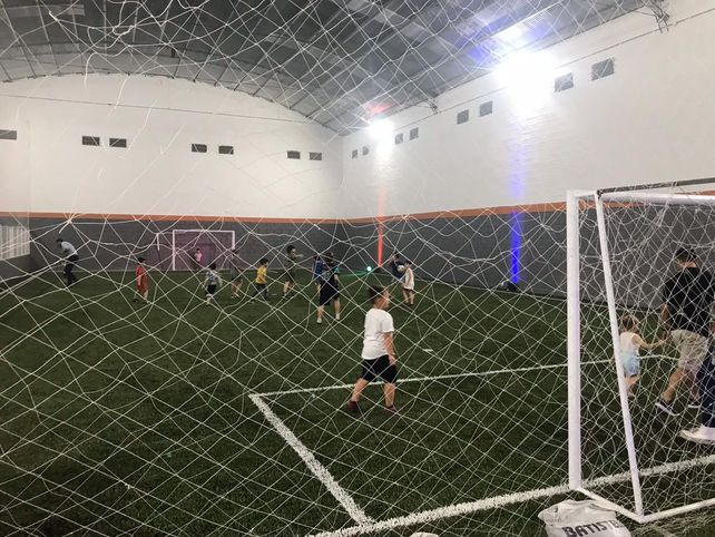 Los chicos fueron los primeros que jugaron.&nbsp;