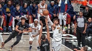 El actual campeón de la NBA, Denver Nuggets, superó a Brooklyn Nets.