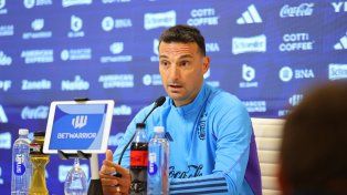 Scaloni: Messi está bien