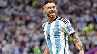Gonzalo Montiel se lesionó y no podría jugar ante Austria
