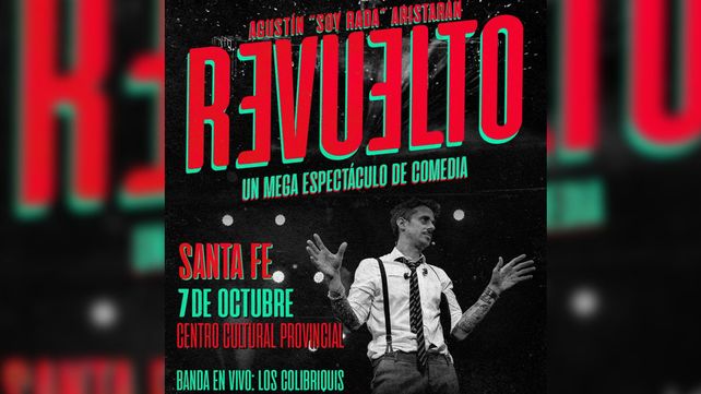 Revuelto: el mega espectáculo de comedia llega a Santa Fe