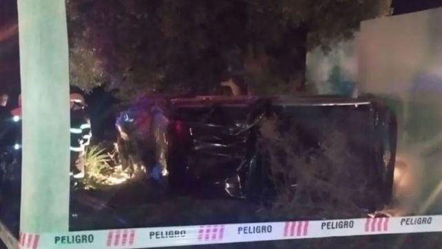 Así quedó la camioneta que conducía el adolescente en Mendoza.&nbsp;