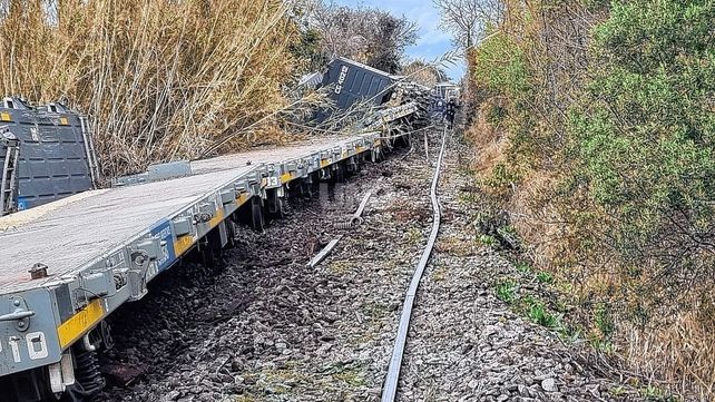 Descarriló un tren sin interrumpir el tránsito