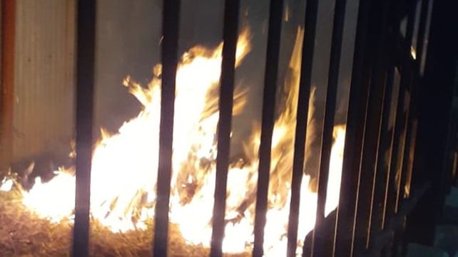 Paraná: hubo un incendio detrás del galpón del GIA