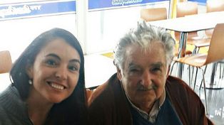 Antes de llegar a Santa Fe, Pepe Mujica revolucionó una estación de servicio en Córdoba