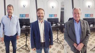 Armando Gay, Francisco Azcué y Eduardo Beswick van por la intendencia en Concordia.&nbsp;