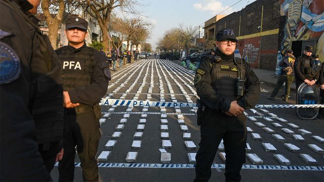 Una tonelada y media de cocaína en calle Génova. uno de los secuestros de droga más importantes en la historia de Rosario.&nbsp;
