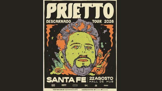 Maxi Prietto se presentará en HUB el sábado 22 de agosto a las 21 hs. Las entradas están a la venta a través de Ticketway.