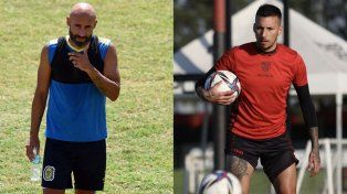 Carlos Quintana, de Central, y Leonel Vangioni, de Newells, finalizan sus contratos y esperan por una definición de su futuro.