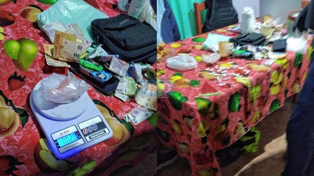 Pareja e hijo detenidos por narcomenudeo en Paraná
