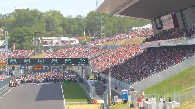 Tribunas colmadas para el GP de Hungría