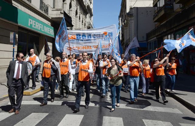 La Bancaria esta vez sale a las calles para repudiar la violencia de género. (foto archivo: Silvina Salinas)