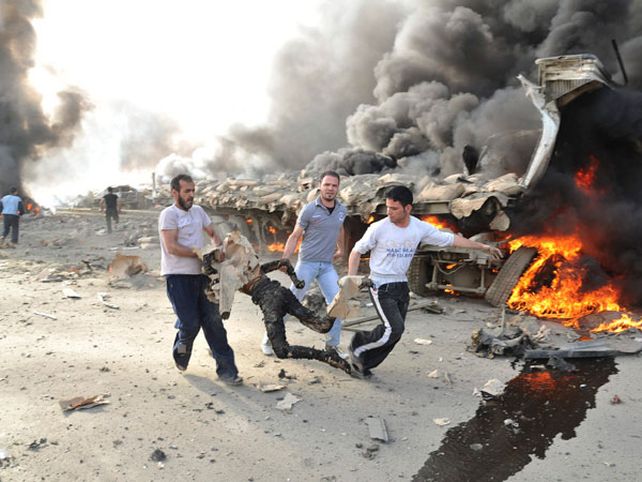 Siria: imágenes del terrible atentado que dejó 55 muertos