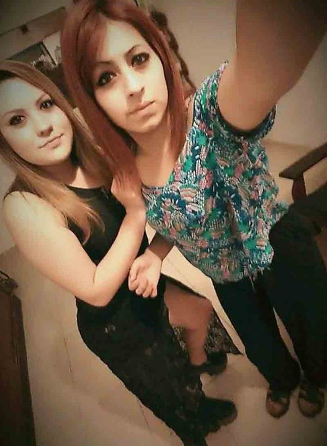 Asesinadas. Sabrina Barrientos (16) y Denise Juárez (17) ayer fueron inhumadas.
