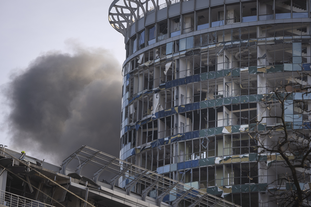 Un edificio de oficinas