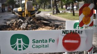 Corte de tránsito por trabajos de bacheo