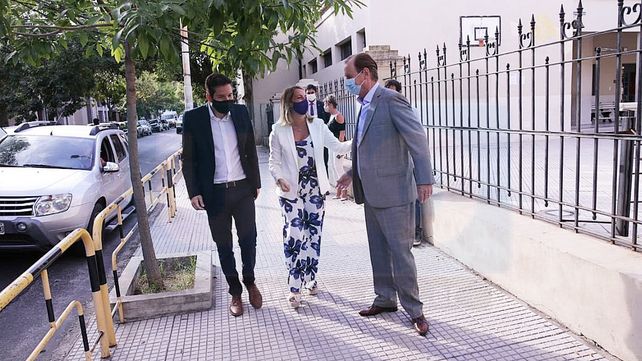 Inicio de las clases presenciales Escuela Ernesto Bavio