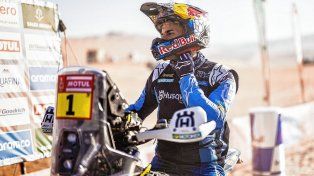 Luciano Benavides terminó segundo en la séptima etapa del Rally Dakar.