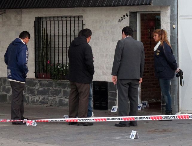 Riobamba al 4300. El asesinato se produjo el martes a la mañana. (Foto: A. Celoria)