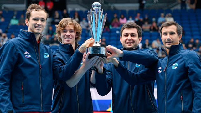 Rusia venció a Italia en la final y gana su primera Copa ATP