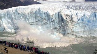 El glaciar Perito Moreno inici&oacute; la fase de su espectacular rompimiento