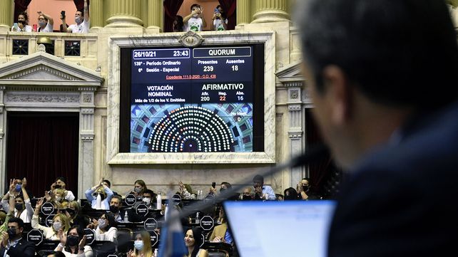 La ley de etiquetado frontal se aprobó con 200 a favor