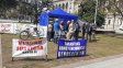 Manifestación en el Día contra las Falsas Denuncias: Esto destruye familias completas y lastima a niños