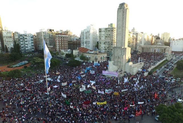 Rosario también fue escenario de la marcha del 3 de junio de 2015.