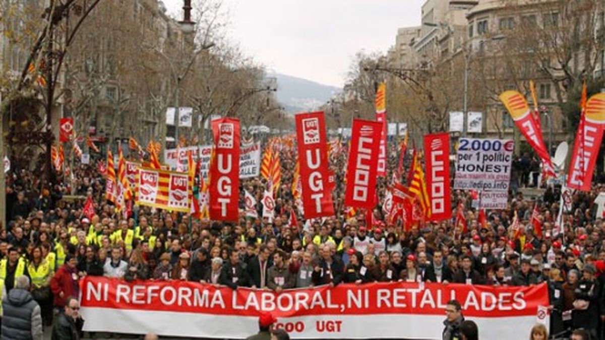 España protesta contra la reforma laboral en el Día Internacional del ...