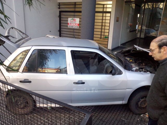 Espectacular choque en la avenida Urquiza