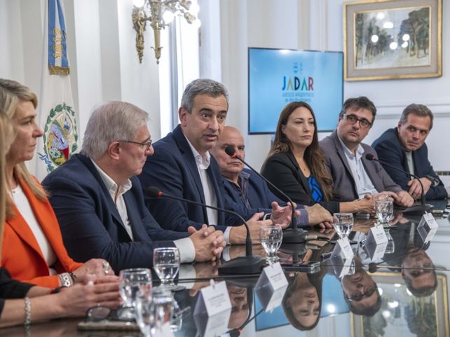 El intendente Pablo Javkin presentó los Juegos Argentinos de Alto Rendimiento.