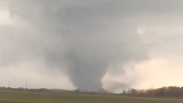 Tormentas en la región: un tornado provocó temor cerca de Rosario
