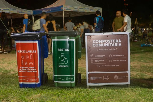Recipientes instalados en La Florida.