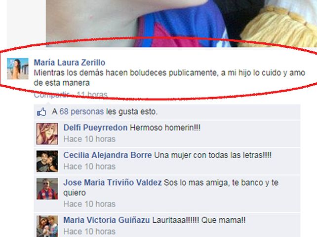 La ex del Bicho estalló