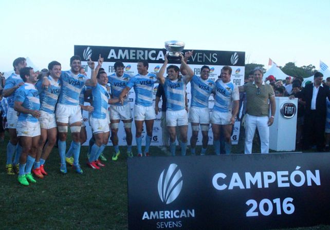 Los Pumas tricampeones del Seven de Mar del Plata