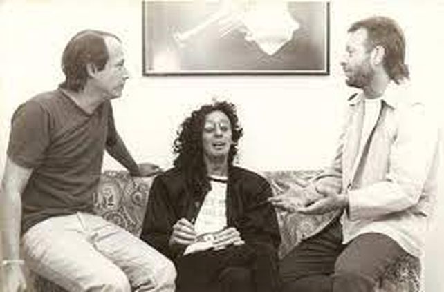 Silvio Rodríguez, Fito y León Gieco en 1987.