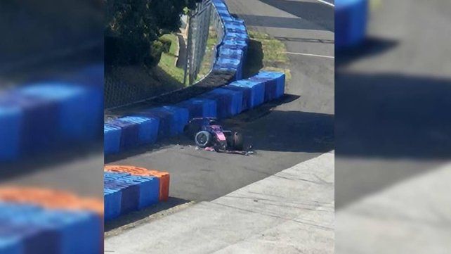 Franco Colapinto sufrió un accidente durante los test en Hungría