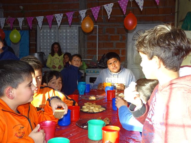 Fútbol, solidaridad y un mensaje para los chicos