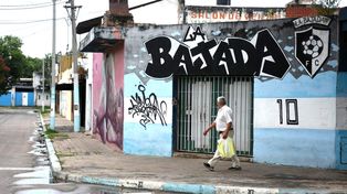 La Bajada. El barrio de Messi luce pintado con alusiones al crakc de la selección