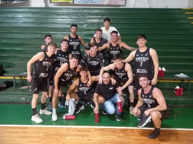 Temperley logró por primera vez en su historia el título en la máxima categoría de la Asociación Rosarina de Básquet.