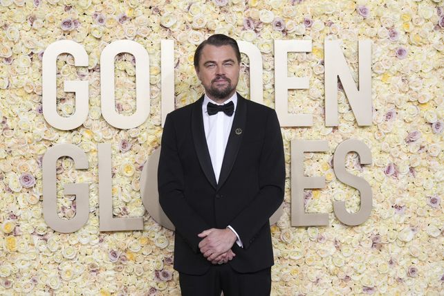 Leonardo DiCaprio en la reciente entrega de los Globos de Oro.&nbsp;