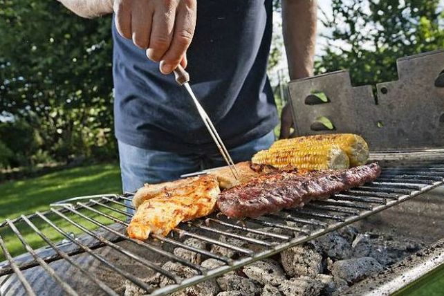 Un buen asado con el smartphone